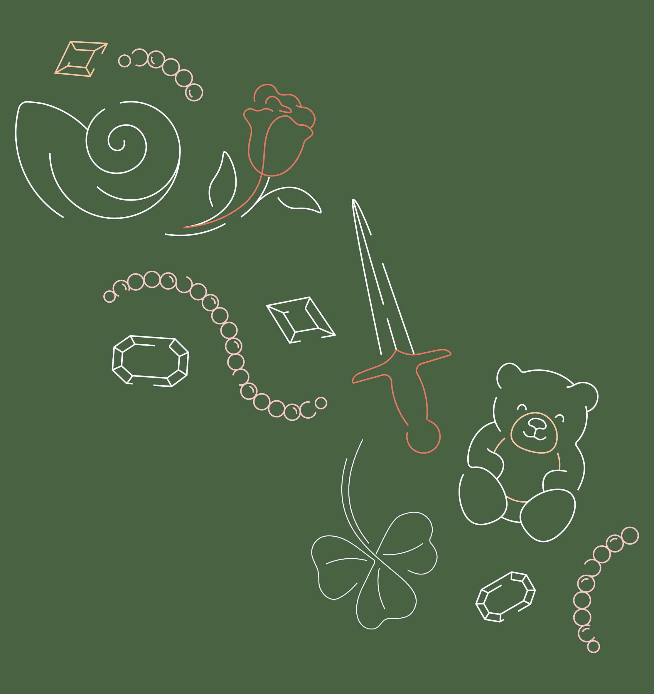Kappa Delta sorority insignia and branding design elements