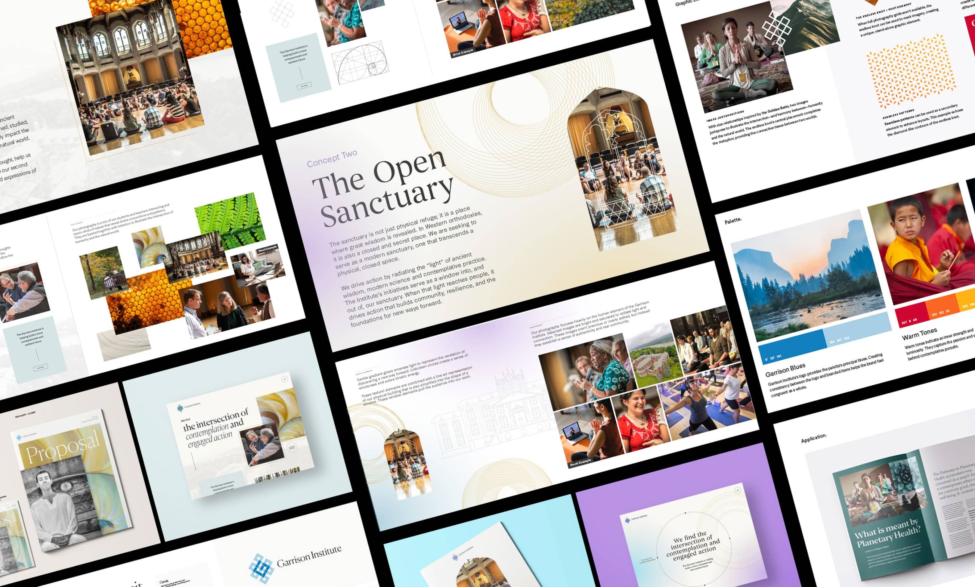 Garrison nonprofit creative iterations
