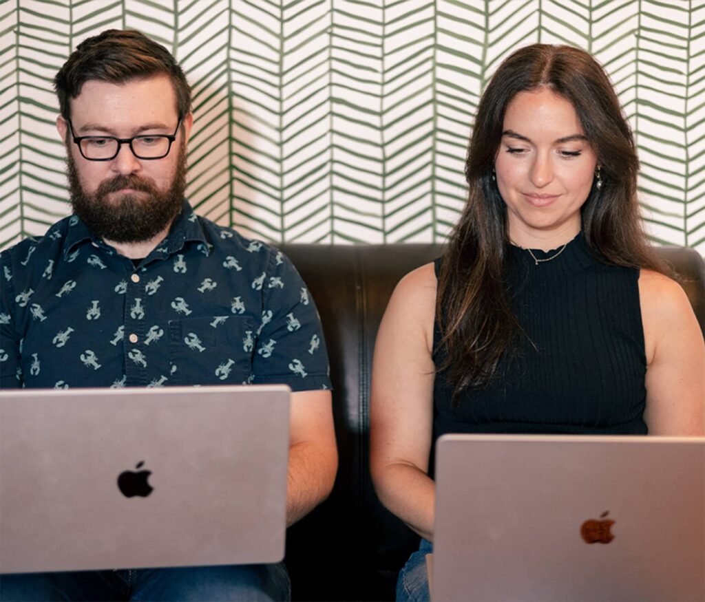 Push10 Team on Laptops