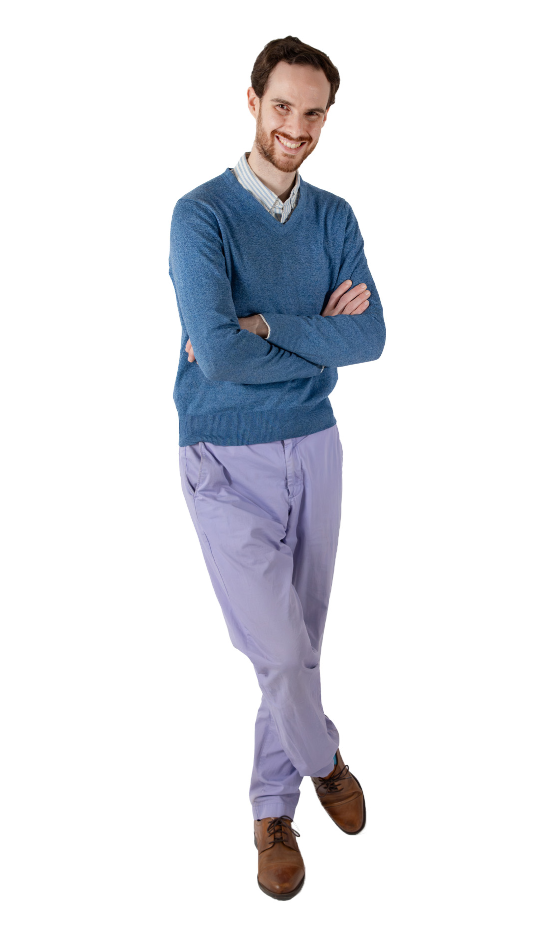 Evan Thompson Technical Project Manager Full Body Headshot