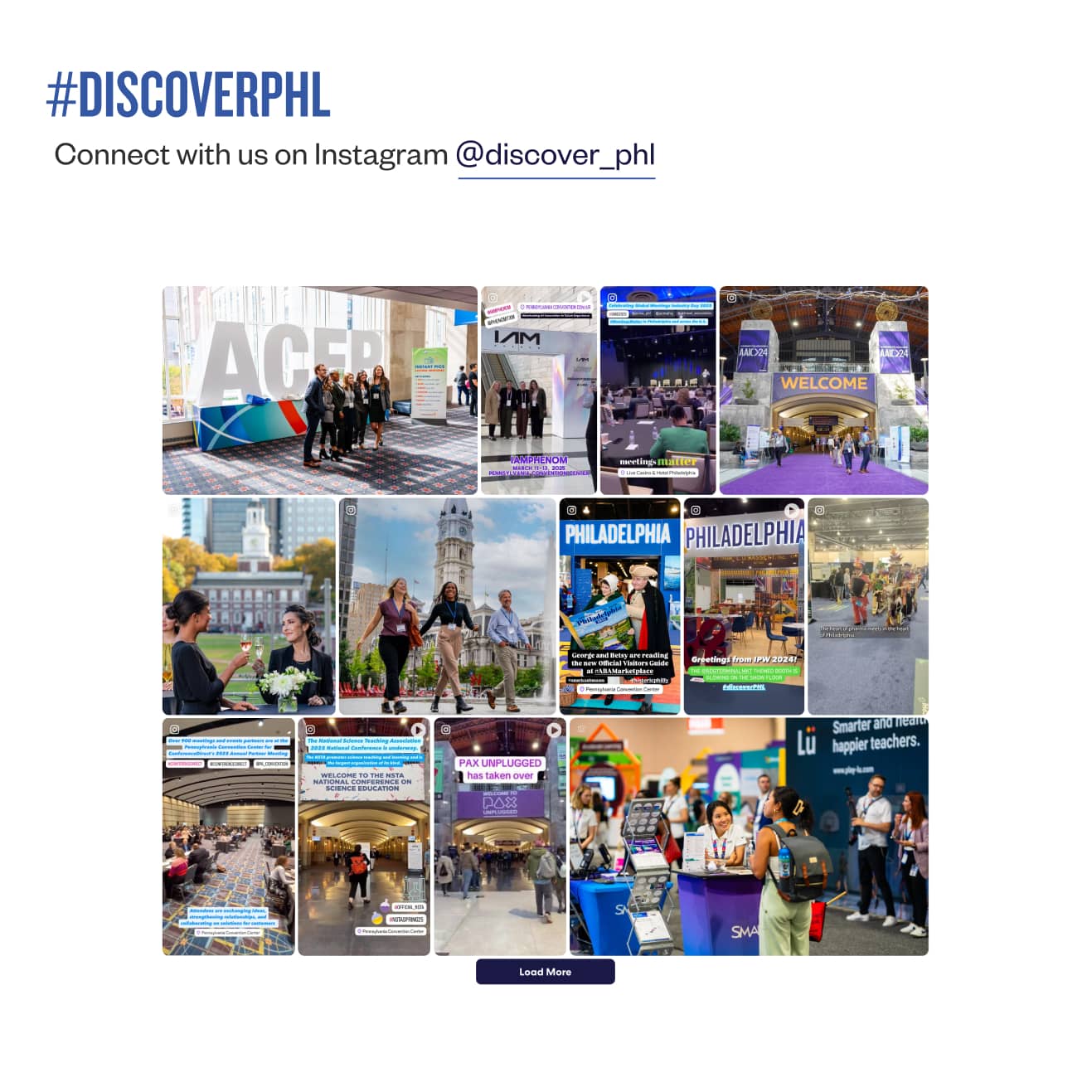 philadelphia convention & visitors bureau social media feed