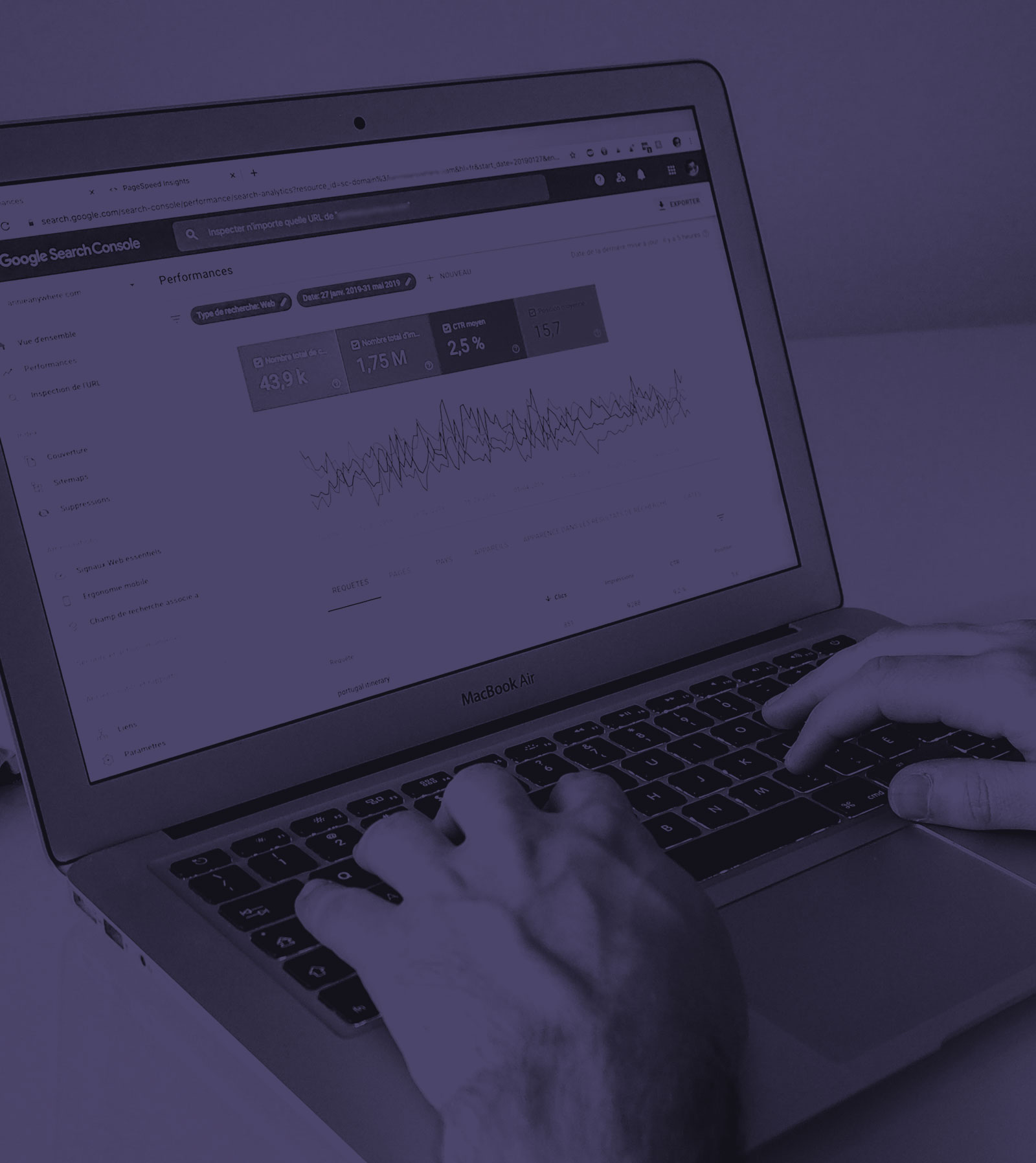 website maintenance strategist reviewing google analytics