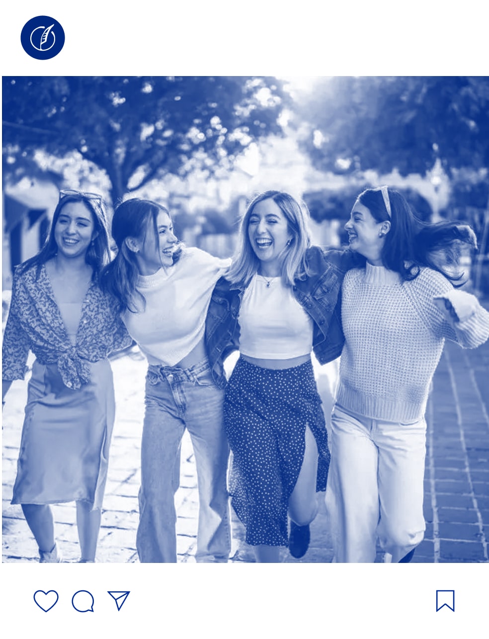 Alpha Xi Delta Branded Social Post