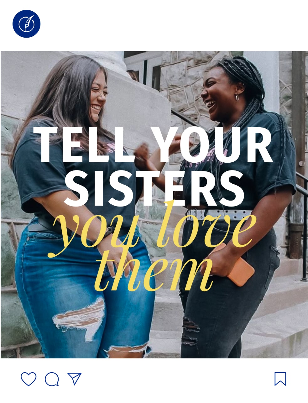 Alpha Xi Delta Branded Social Post