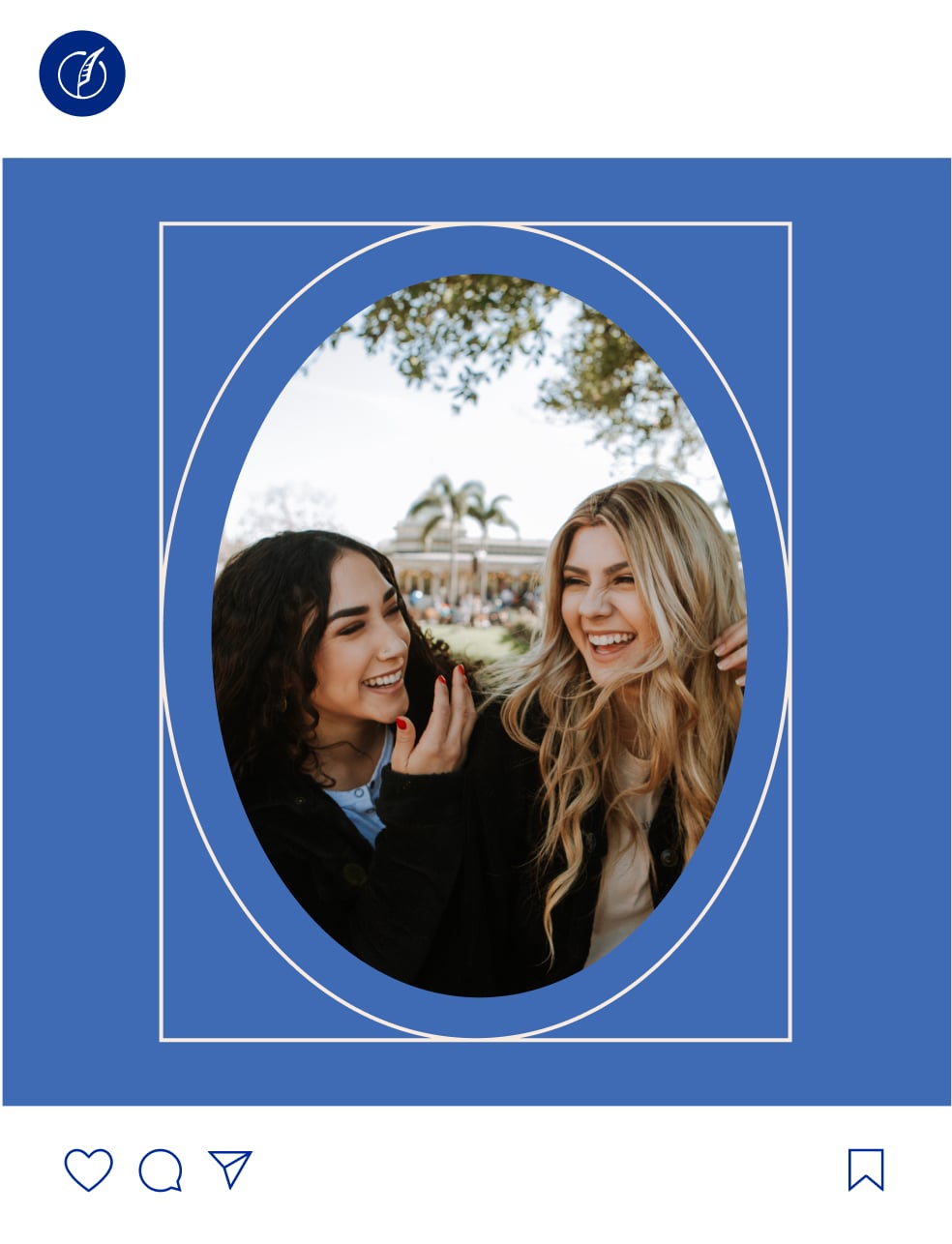 Alpha Xi Delta Branded Social Post