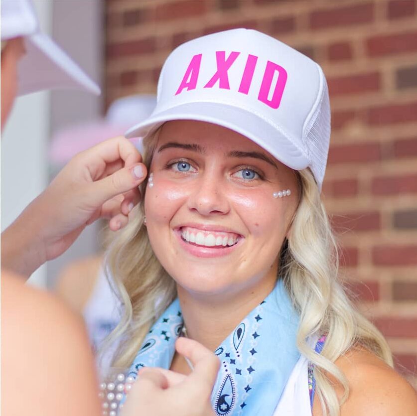 Alpha Xi Delta Sister Smiling