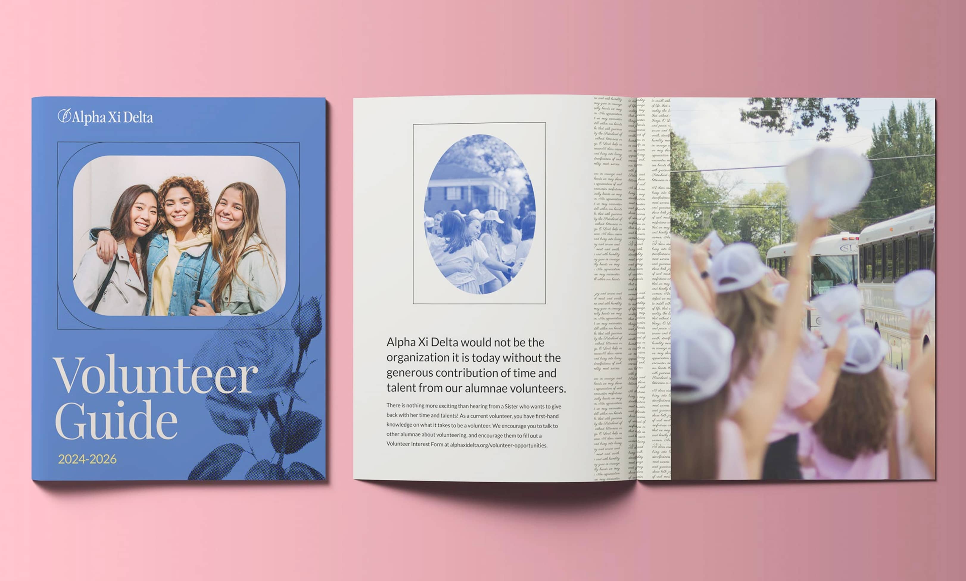 Alpha Xi Delta Branding Brochure Design