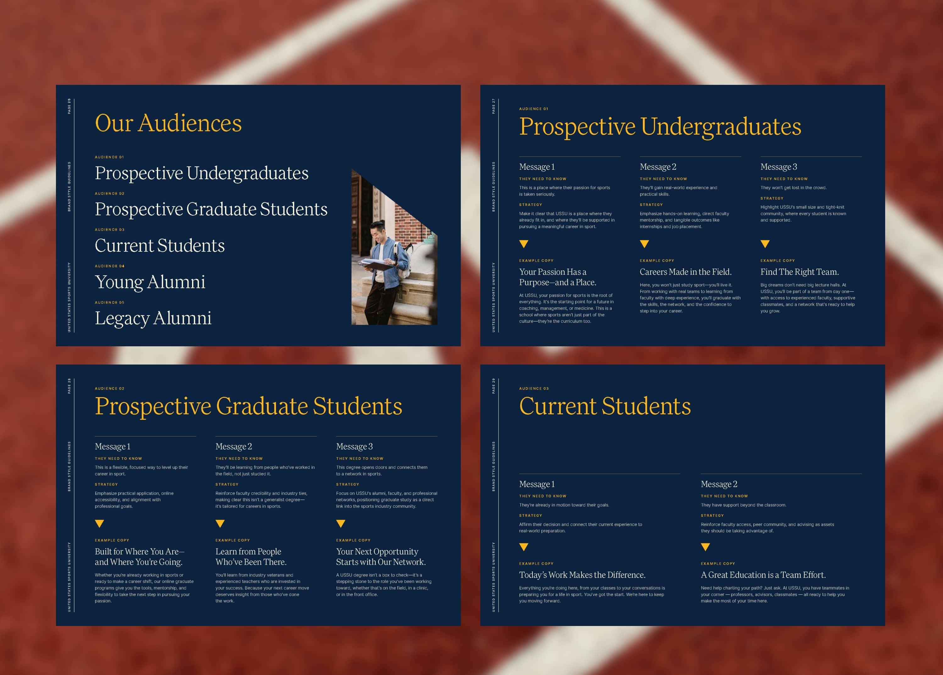 USSU brand messaging from brand book slide 2