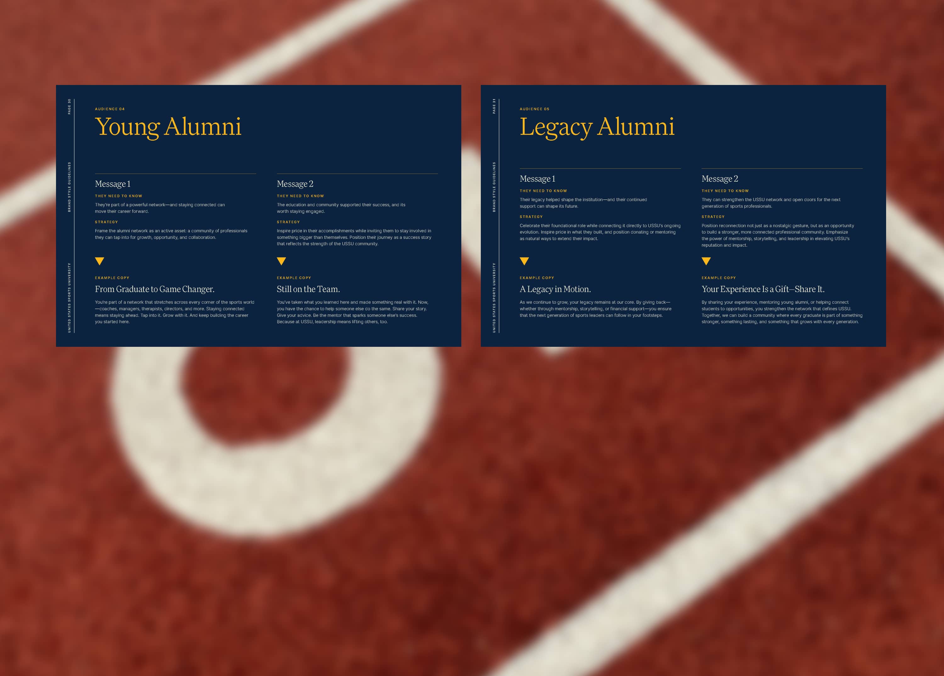 USSU brand messaging from brand book slide 3