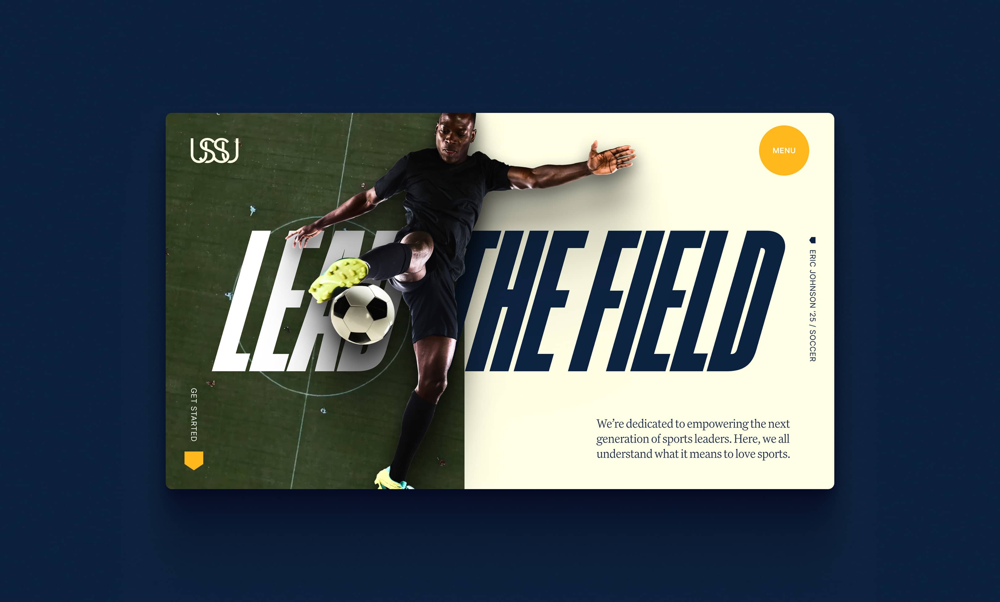 USSU web banner flat design