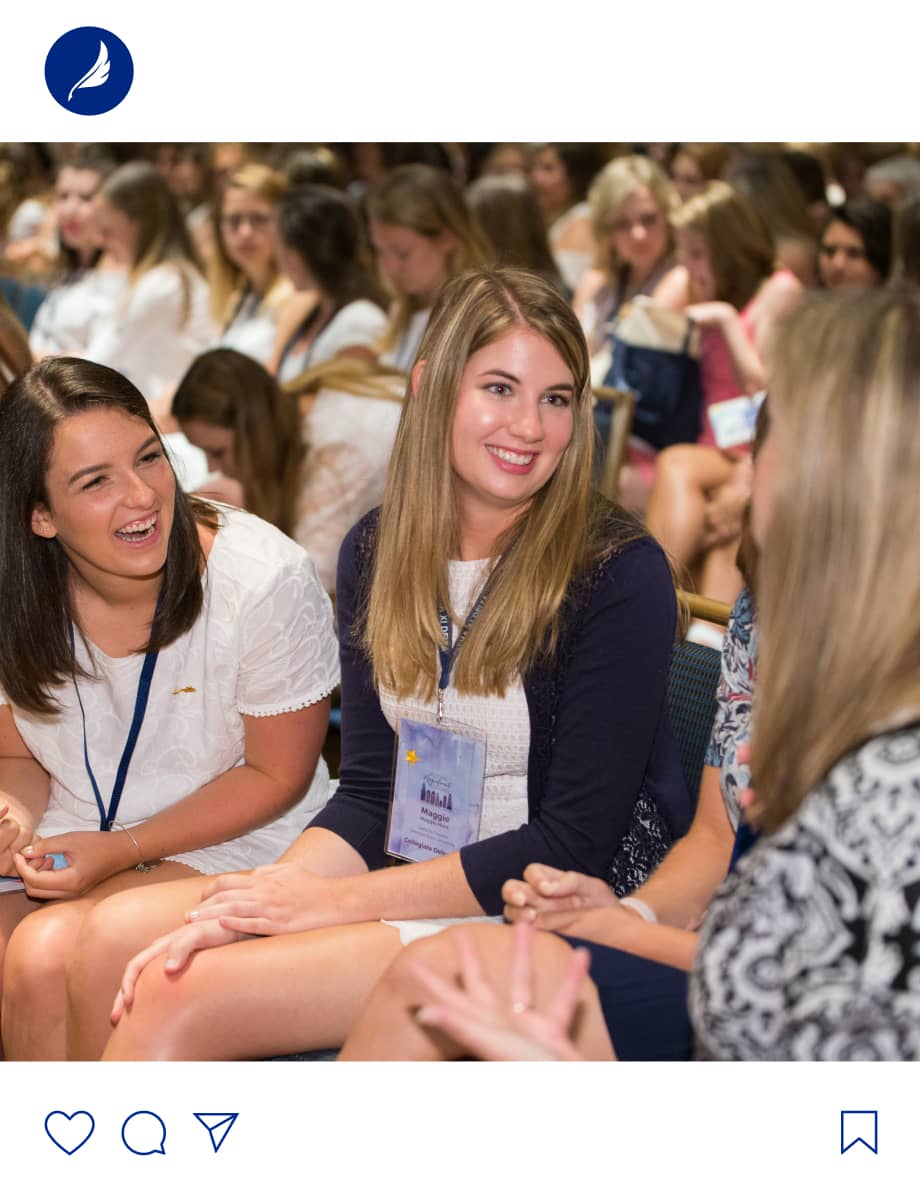 Alpha Xi Delta Designed Social Post by Push10
