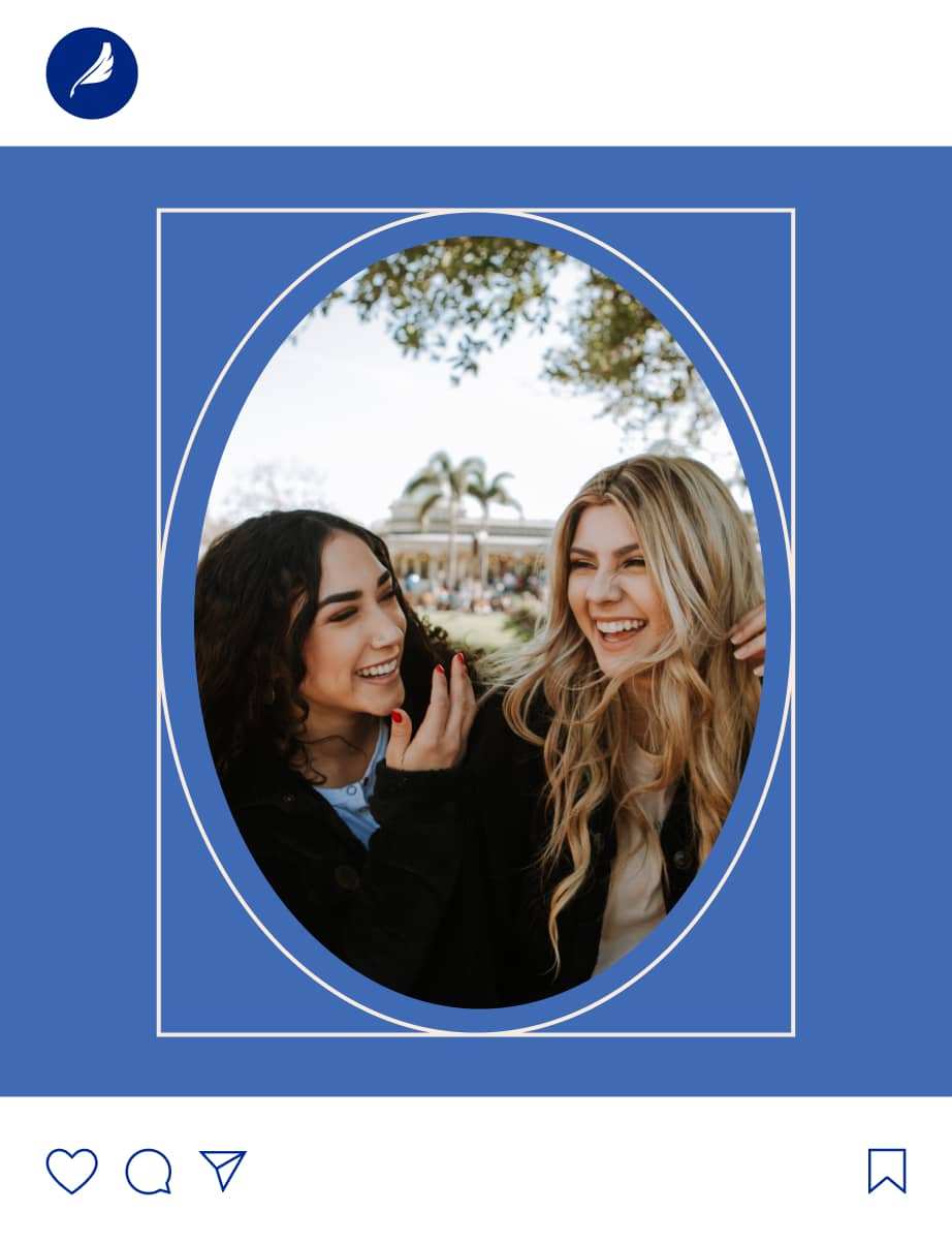 Alpha Xi Delta Designed Social Post by Push10