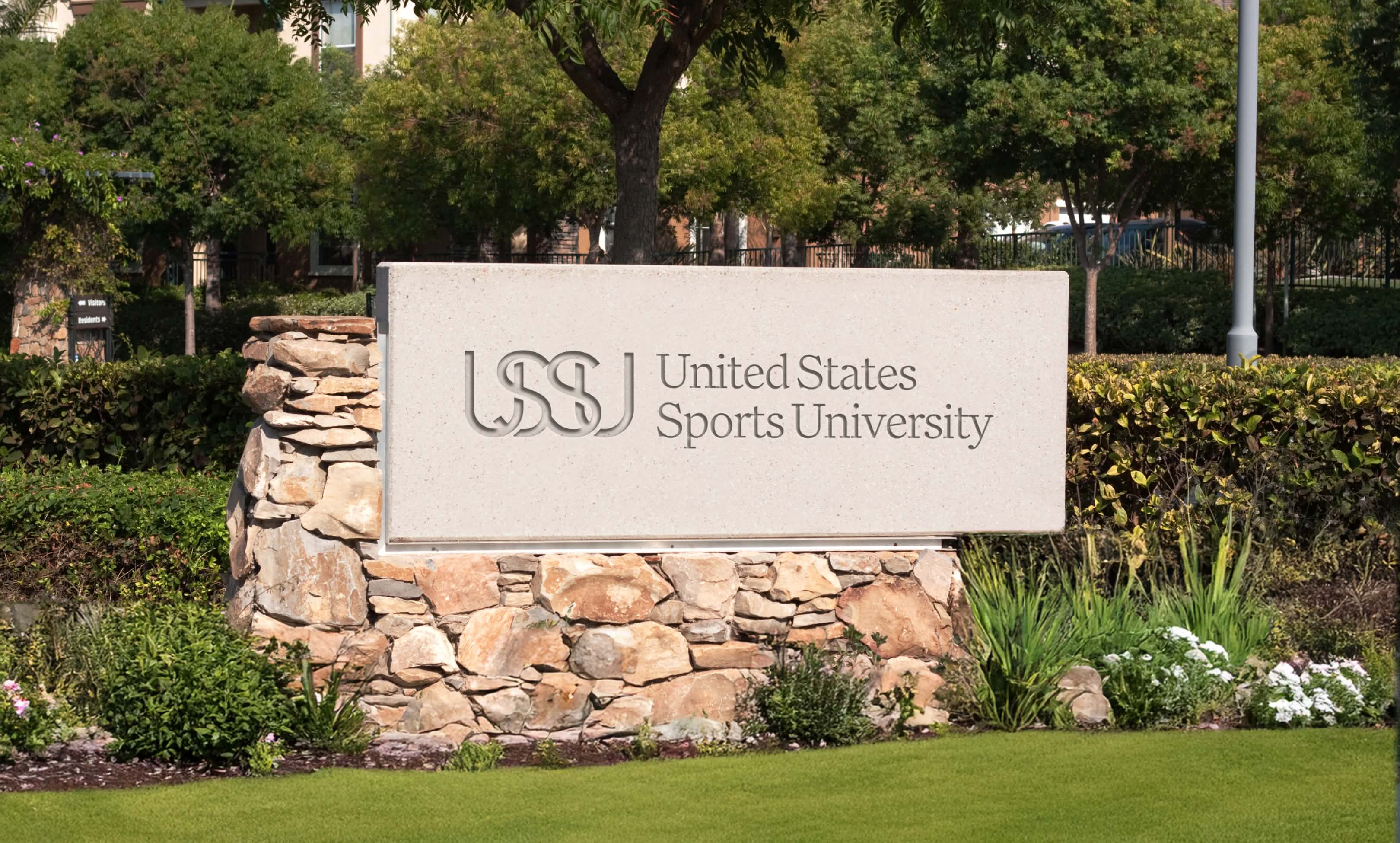USSU outside signage mockup
