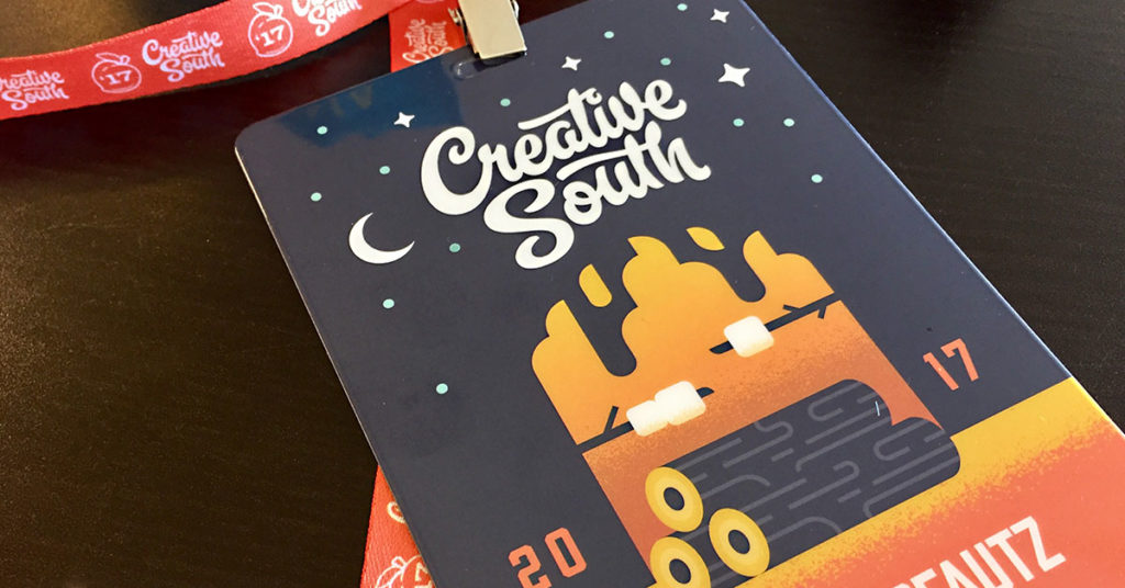 Badge from Creative South 2017