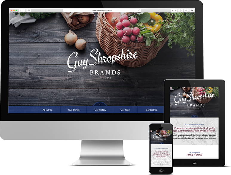 Website Design and Development for Philadelphia Food & Beverage Brand