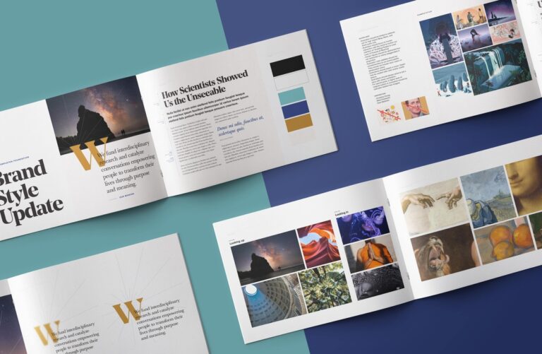 John Templeton Foundation's updated brand style guide for the foundation's new visual identity