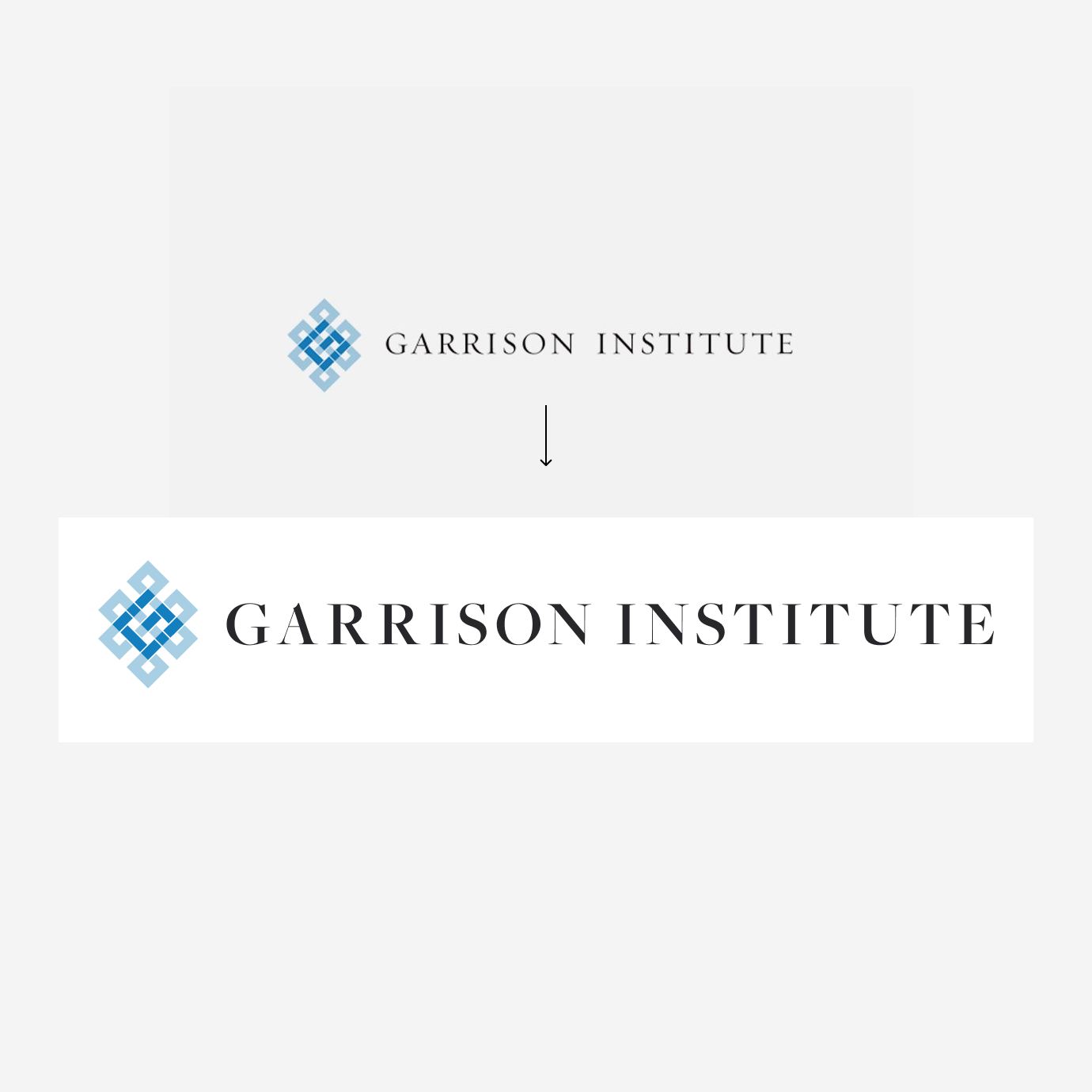 Garrison Institute Branding Logo Refresh