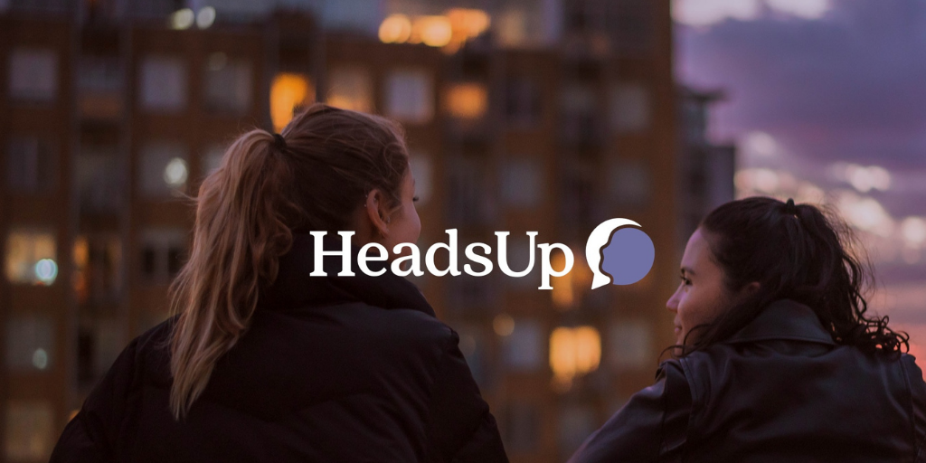 Logo for HeadsUp, a Pennsylvania based mental health center