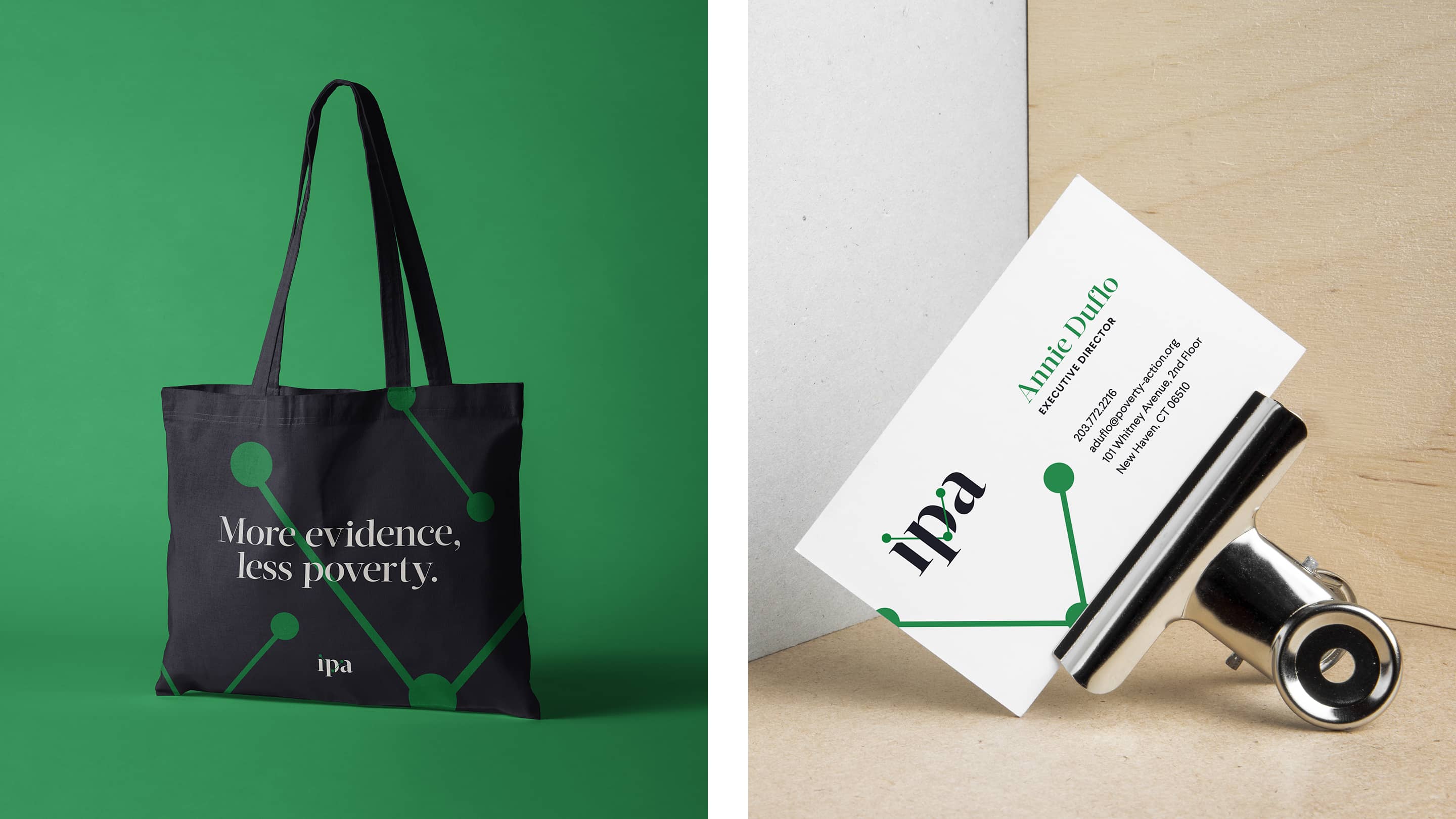 Totebag and business card design for IPA